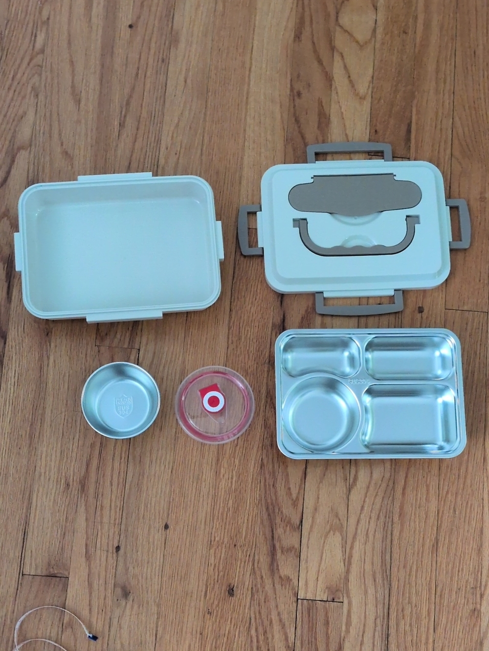 NEW without package stainless steel lunch bento lunchbox